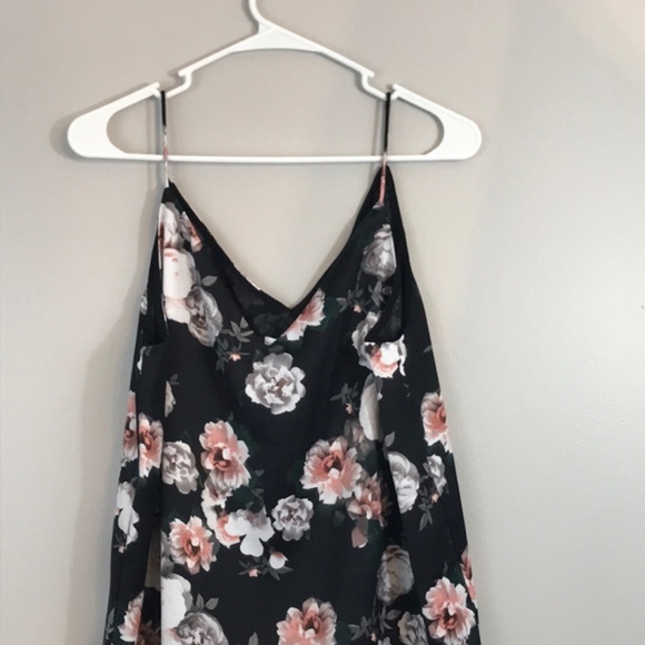 *sold*Calvin Klein Floral Rose Pattern Top Sz M - Picture 4 of 6